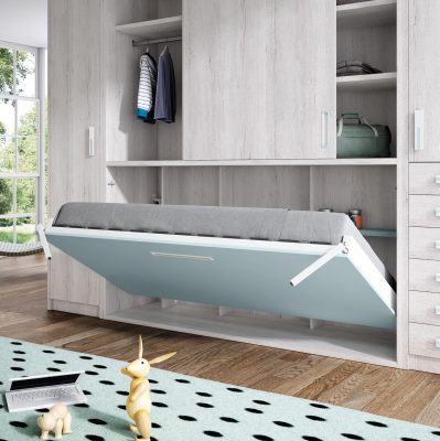 mueble juvenil en color gris